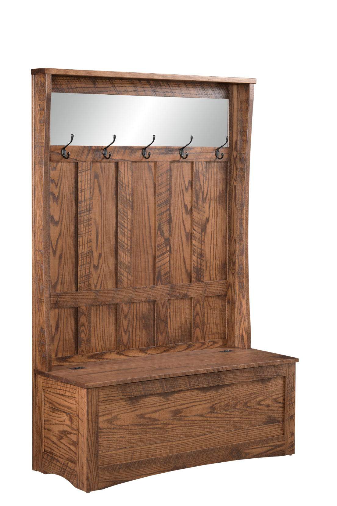 QW Amish Shaker Sawn Hall Seat - Thumbnail 4