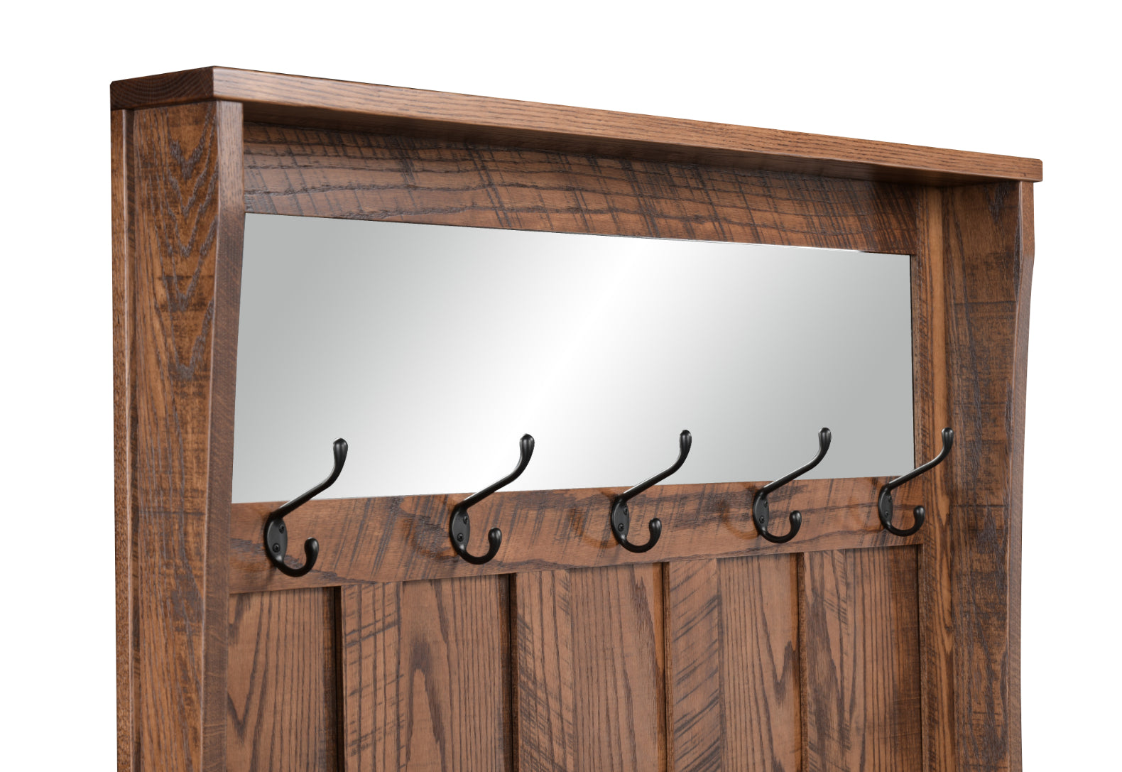QW Amish Shaker Sawn Hall Seat