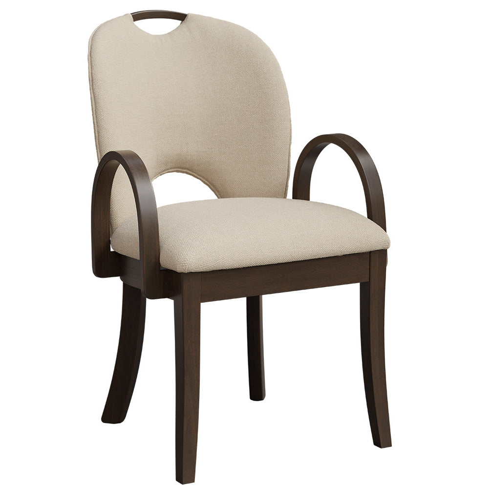 QW Amish Dove Upholstered Arm Chair
