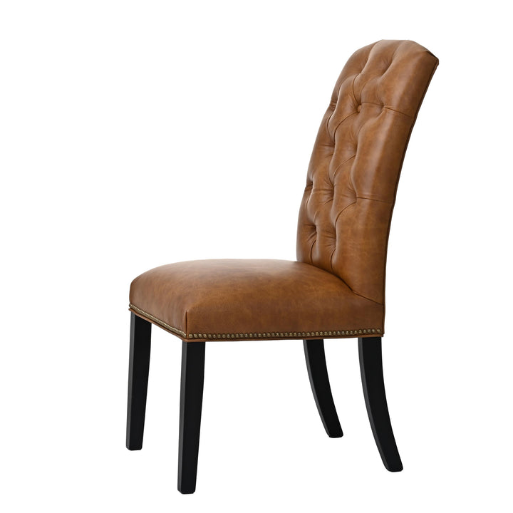 QW Amish Dalton Tufted Upholstered Side Chair