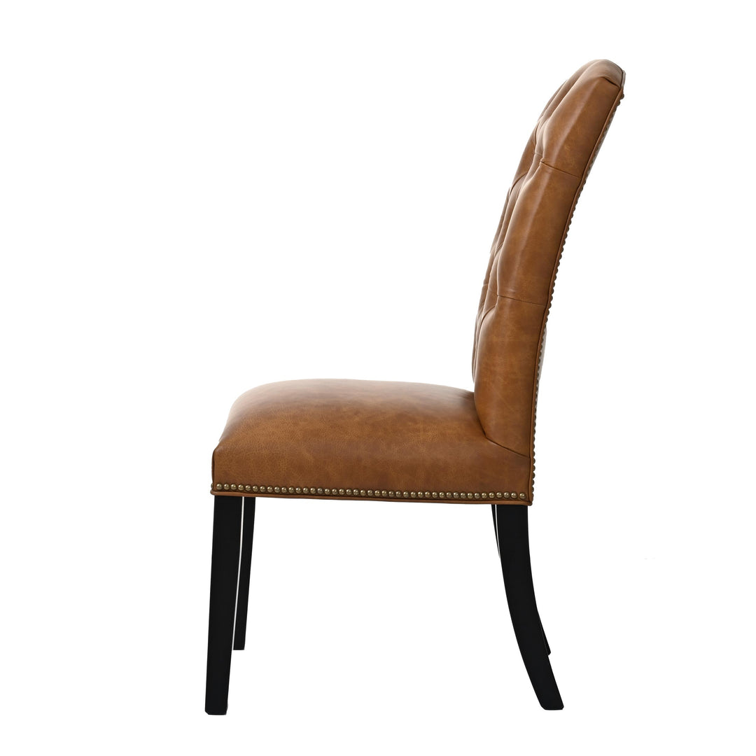 QW Amish Dalton Tufted Upholstered Side Chair