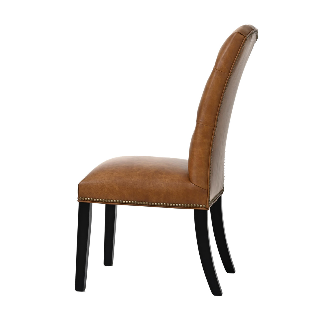 QW Amish Dalton Tufted Upholstered Side Chair