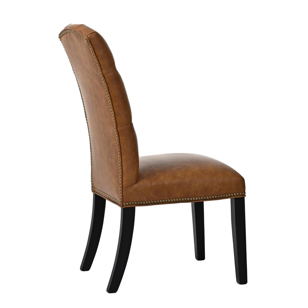 QW Amish Dalton Tufted Upholstered Side Chair