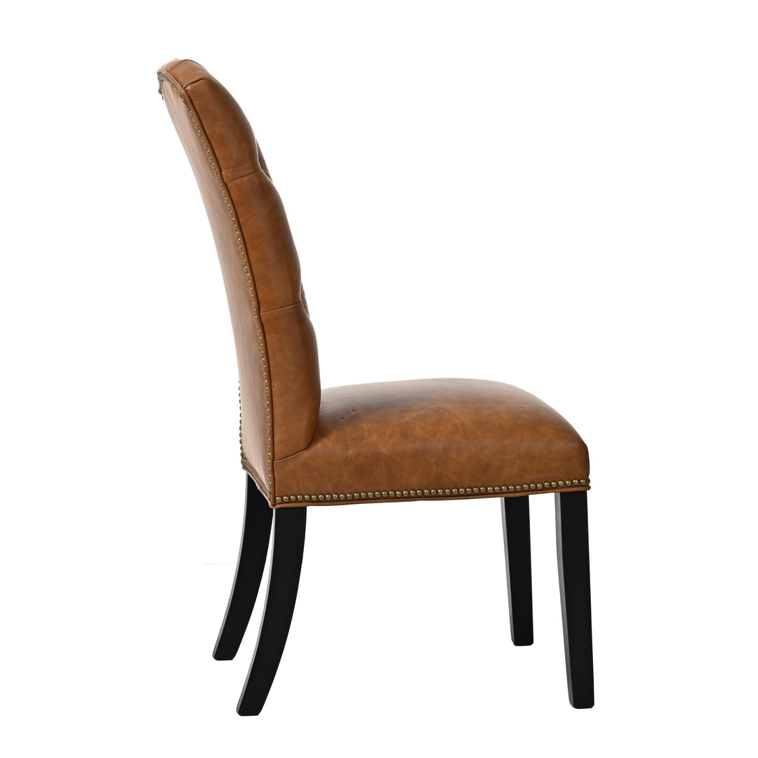 QW Amish Dalton Tufted Upholstered Side Chair