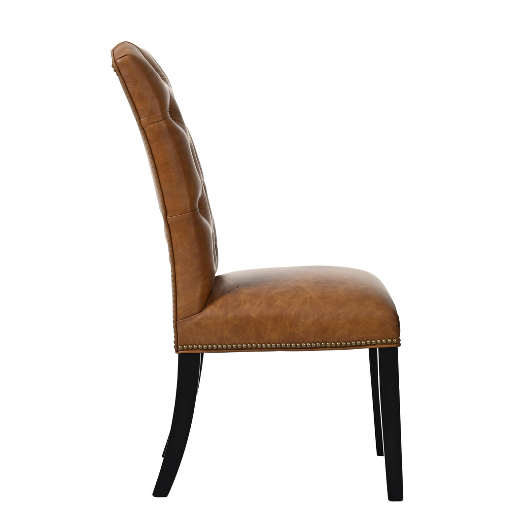 QW Amish Dalton Tufted Upholstered Side Chair