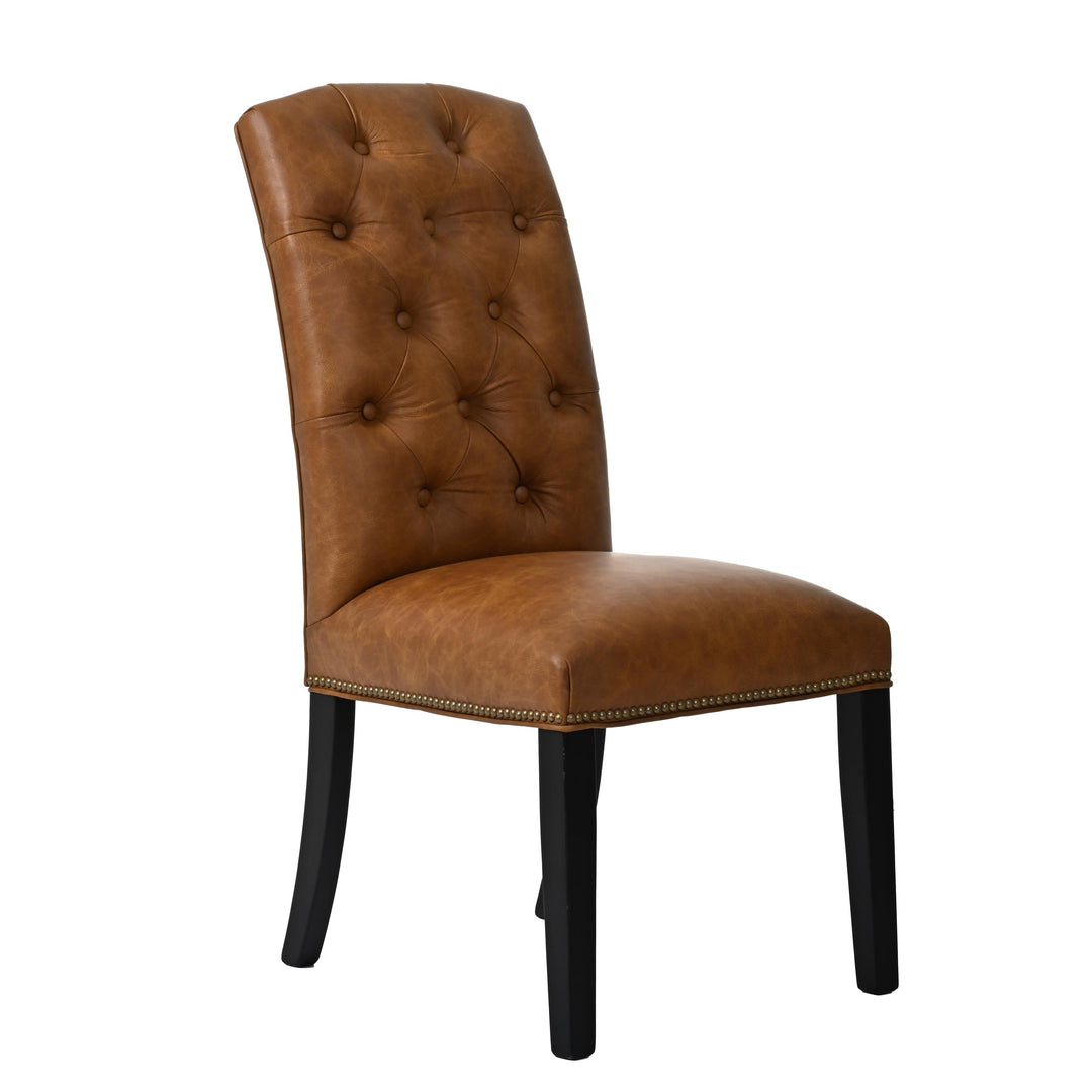 QW Amish Dalton Tufted Upholstered Side Chair