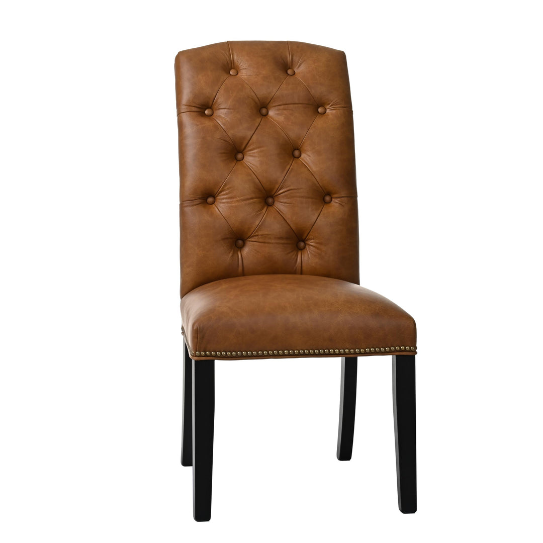 QW Amish Dalton Tufted Upholstered Side Chair