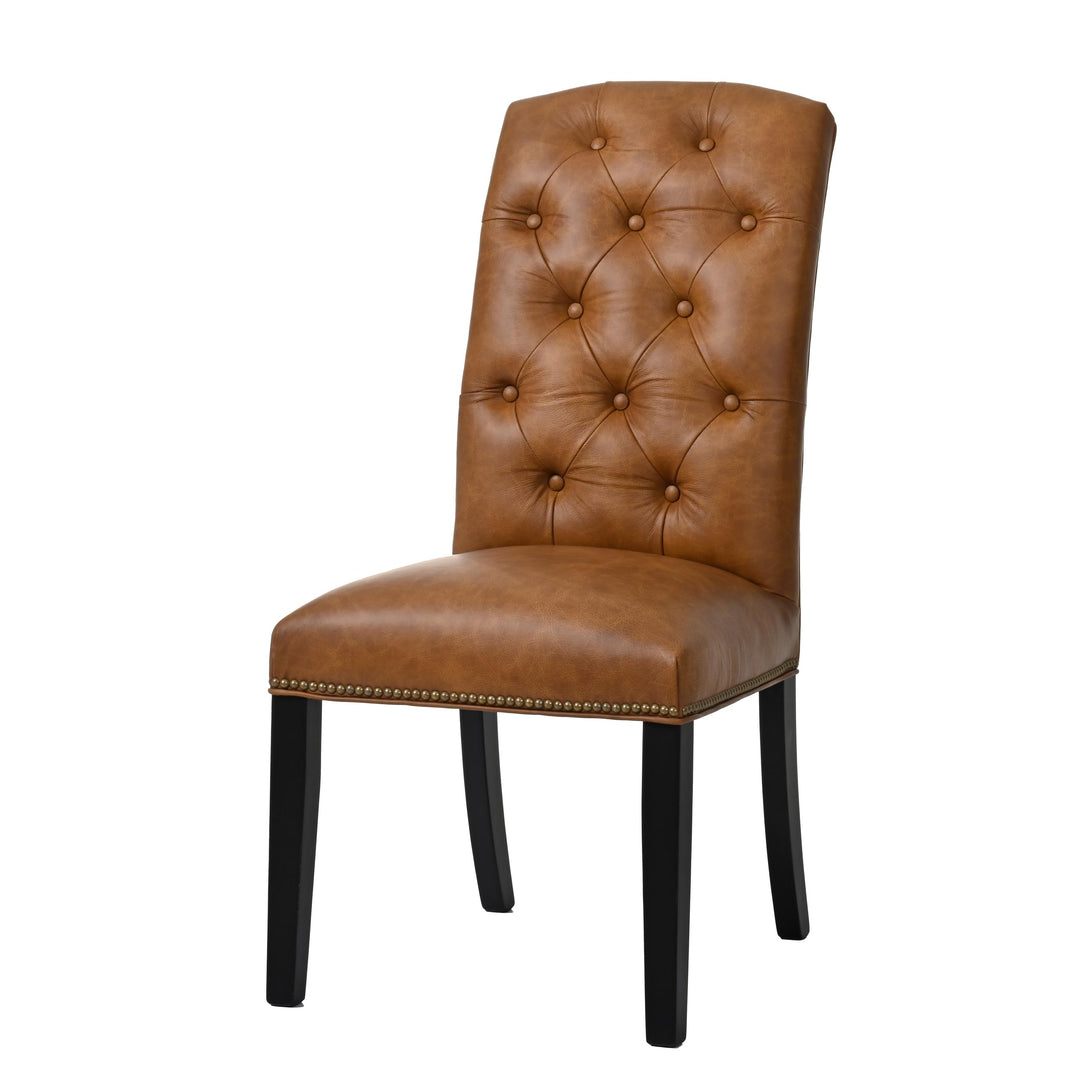 QW Amish Dalton Tufted Upholstered Side Chair