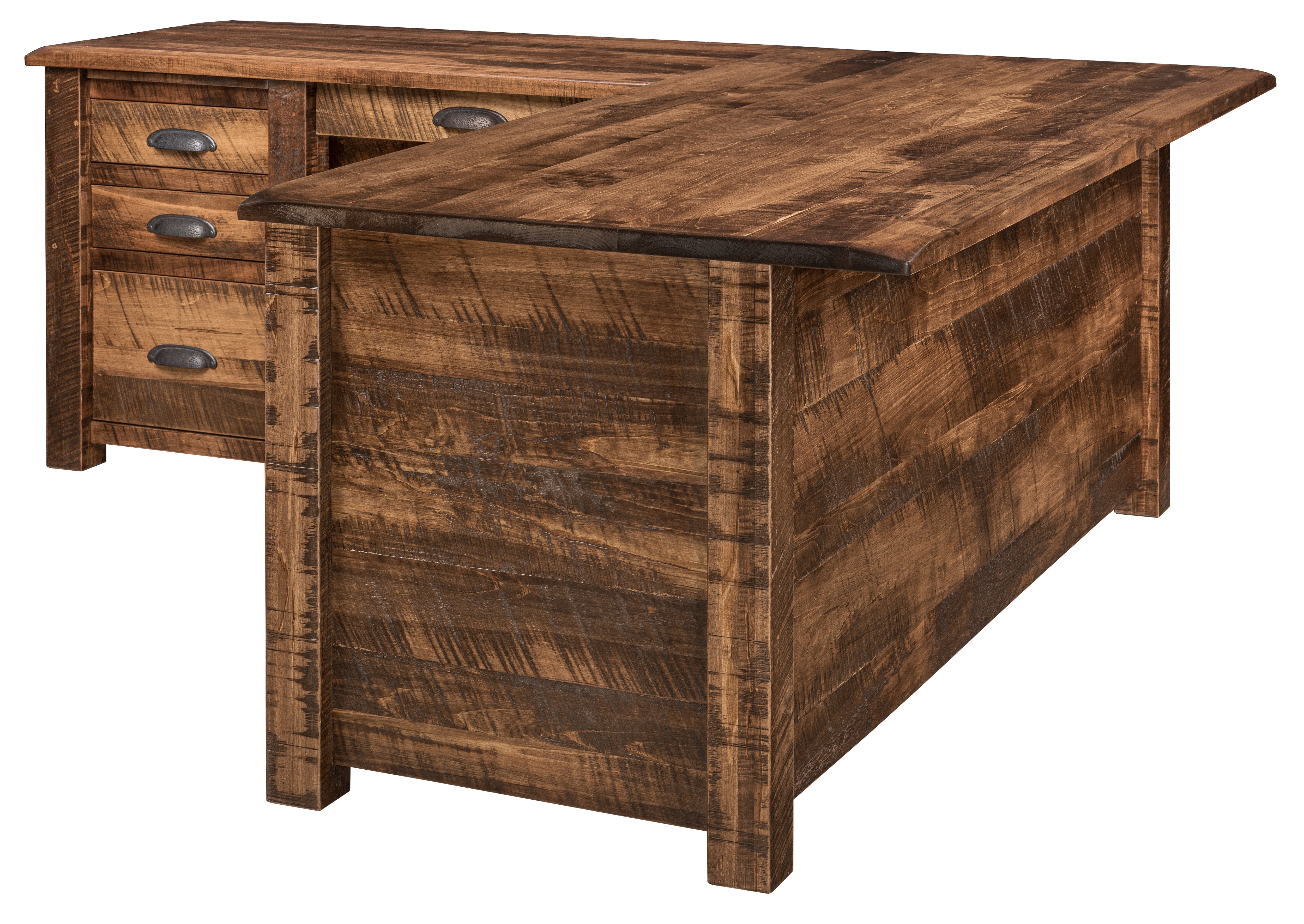 QW Amish El Paso L-Shaped Desk