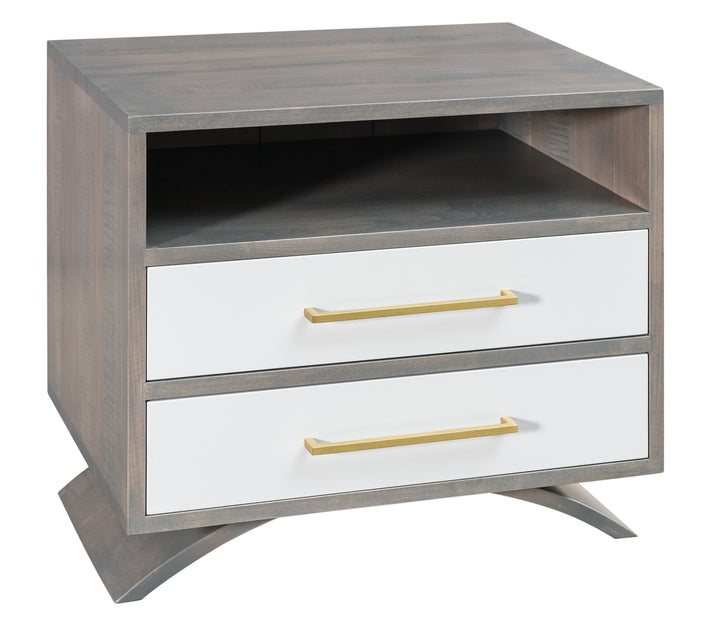 QW Amish Covington 2 Drawer Nightstand