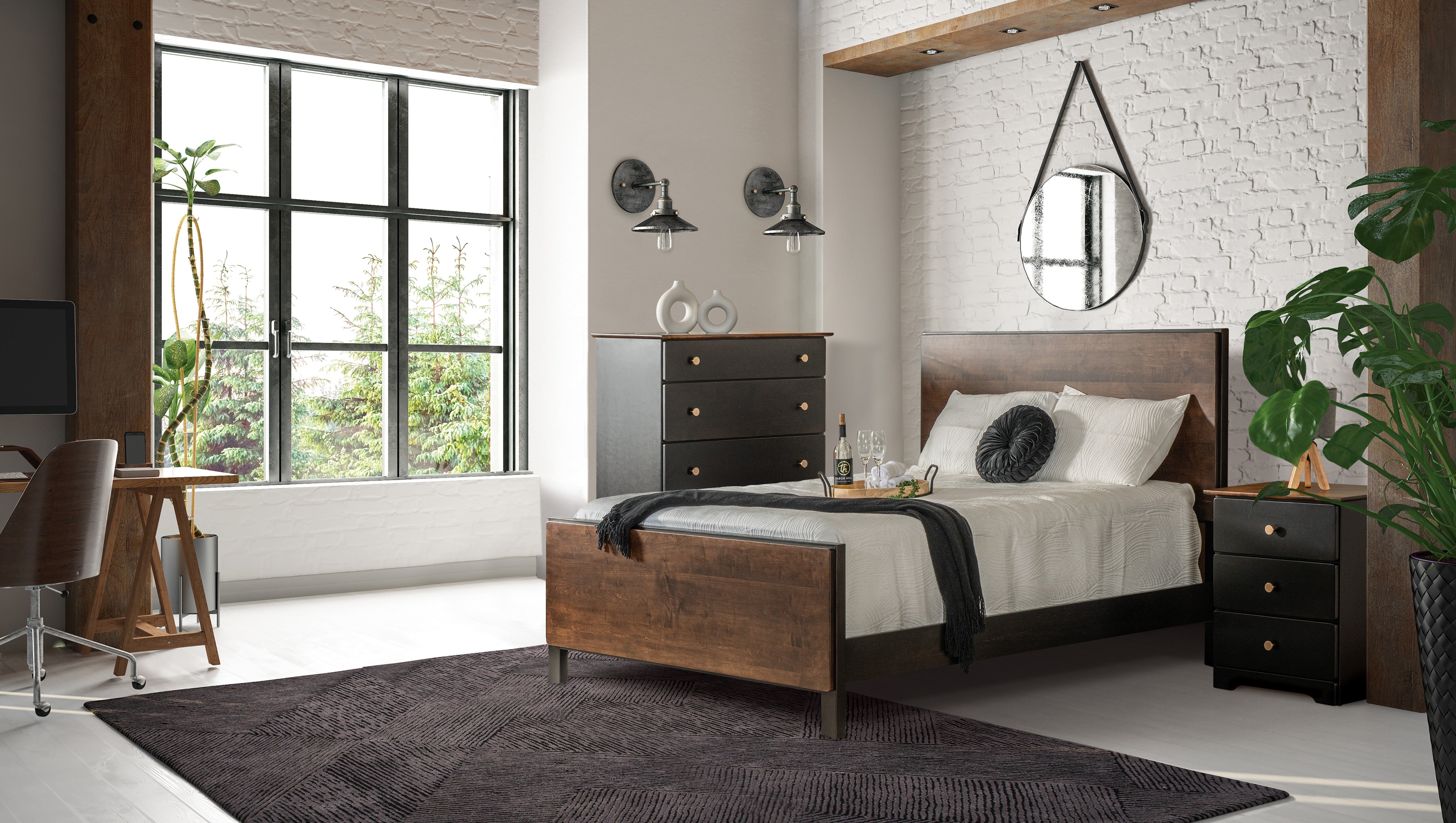QW Amish Harlow Nightstand - Thumbnail 2