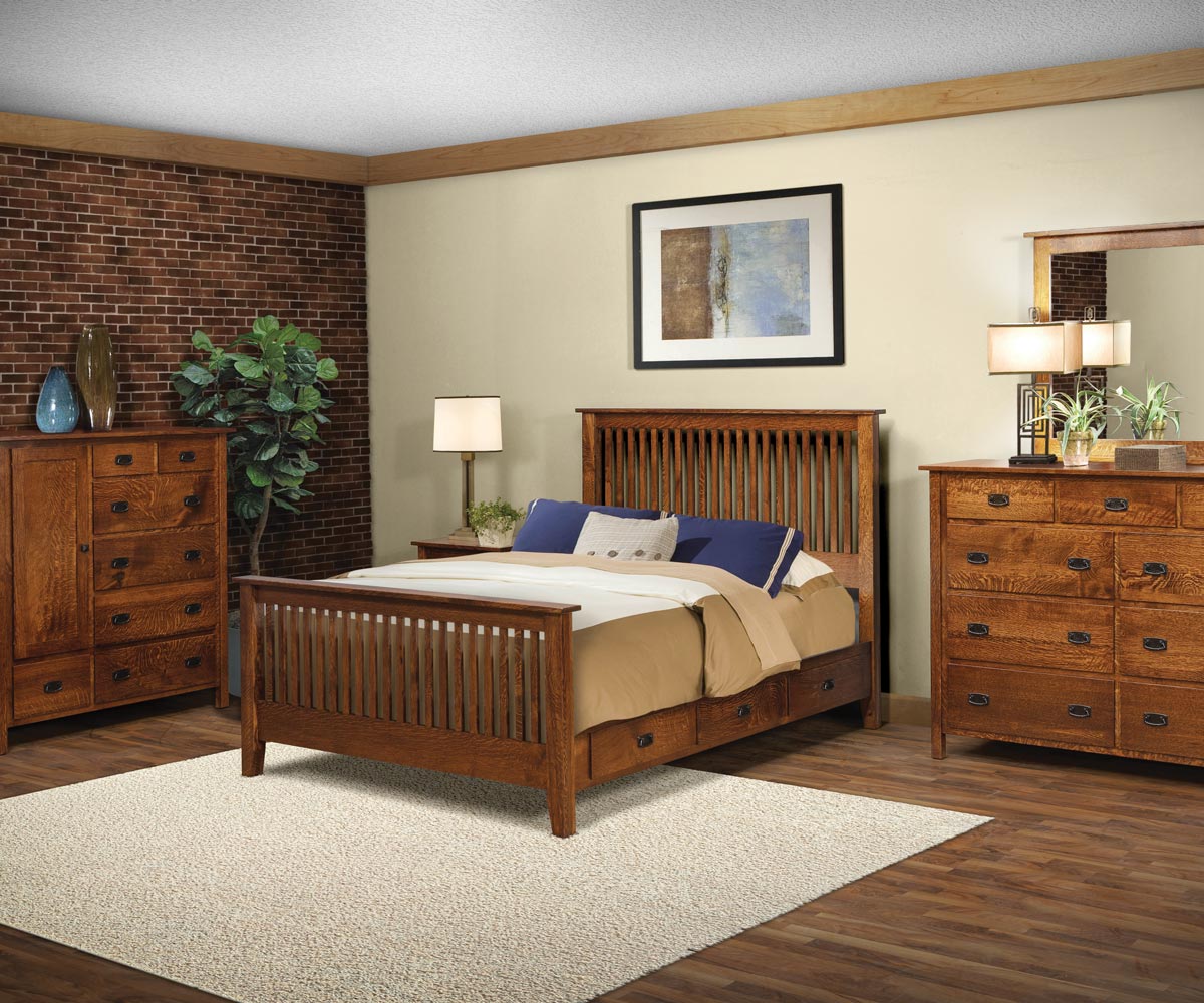 QW Amish Elkins Mission High Dresser - Thumbnail 4