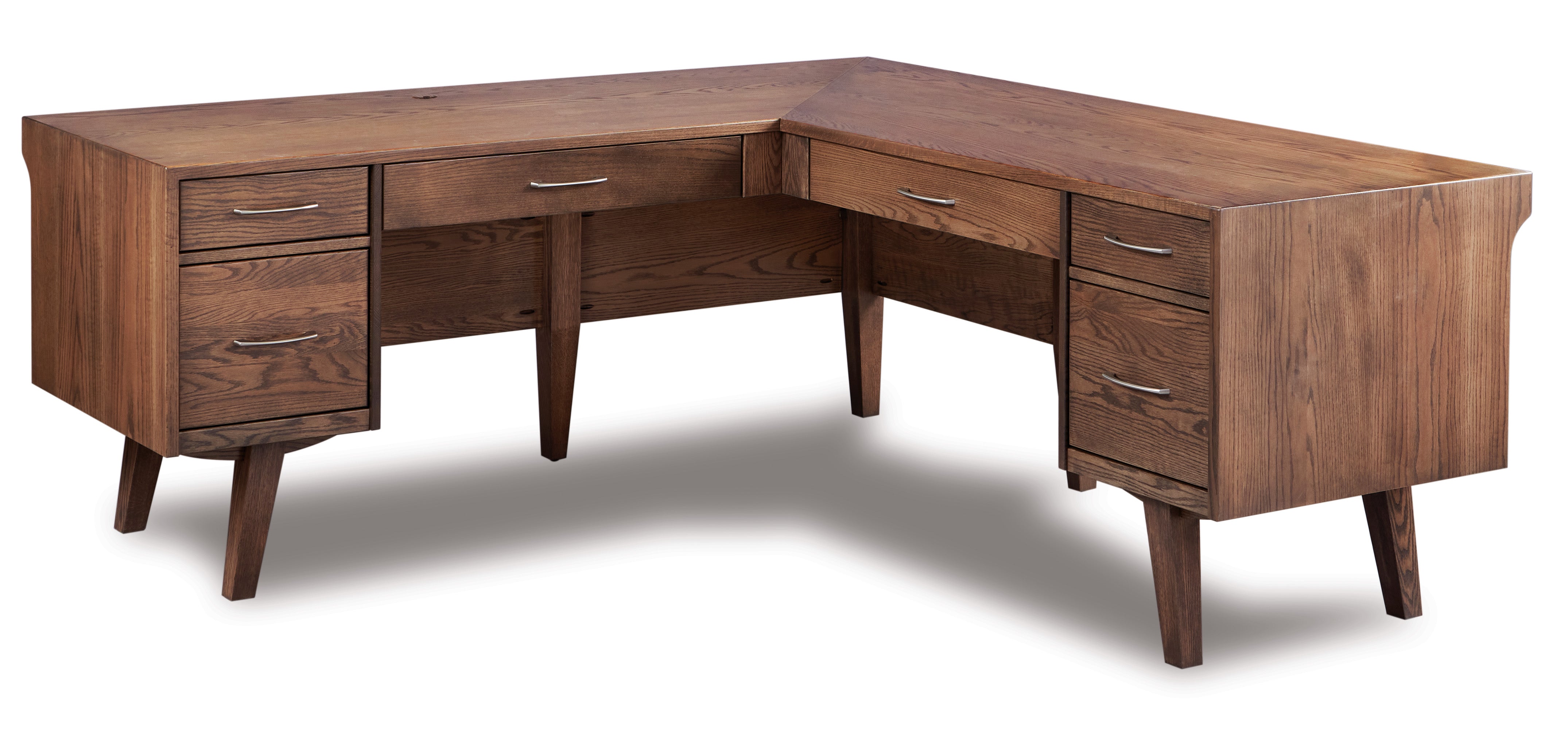 QW Amish Marina L-Shape Desk