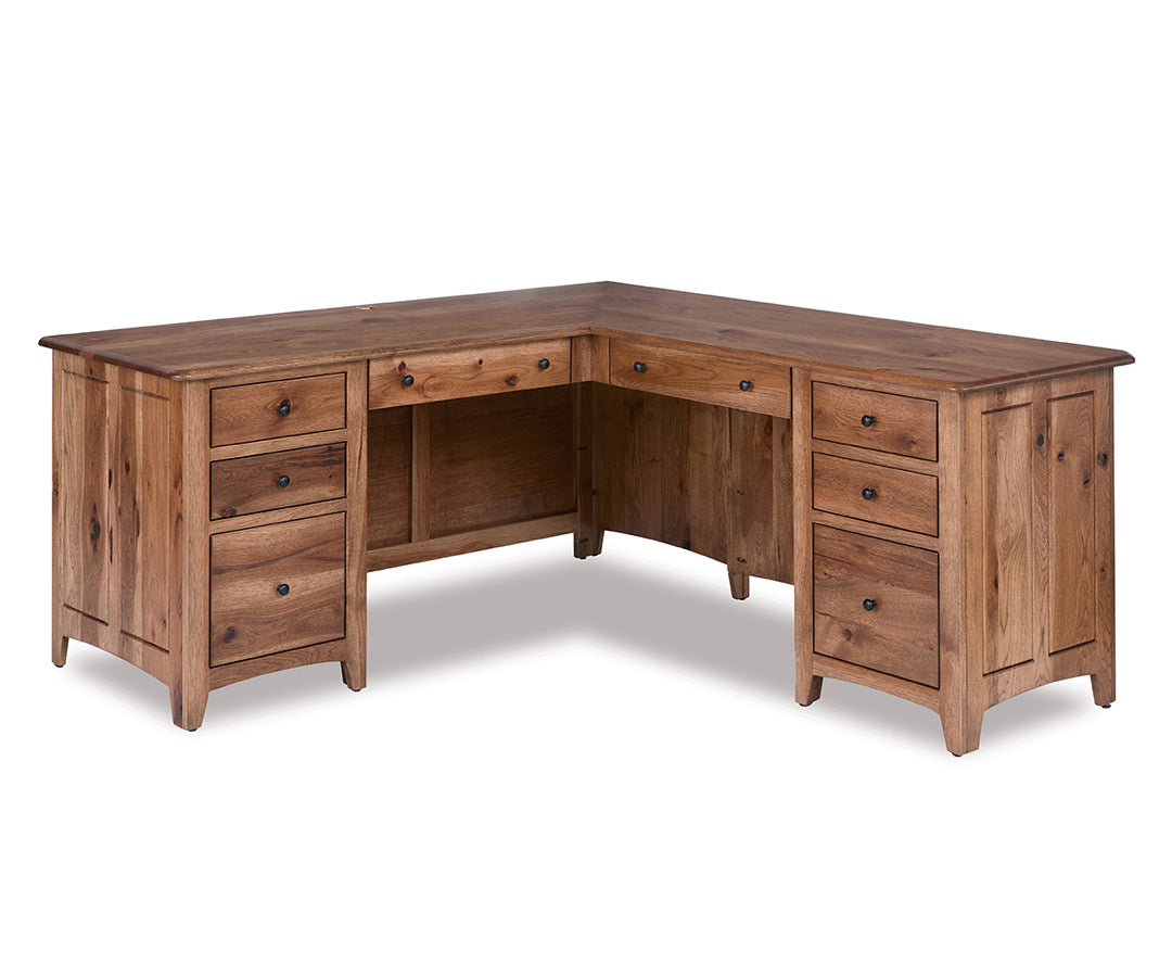 Dover 'L' Desk w/ Optional Hutch