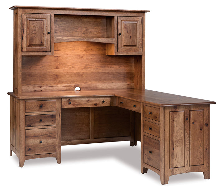 Dover 'L' Desk w/ Optional Hutch