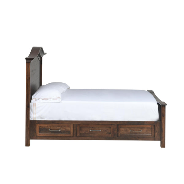 QW Amish Teton Arch Storage Bed