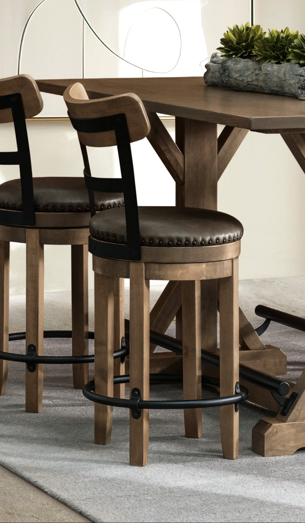 QW Amish Fenway Bar Stool - Thumbnail 2