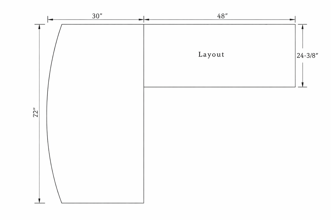 Finley L-Corner Desk w/ Lift Return
