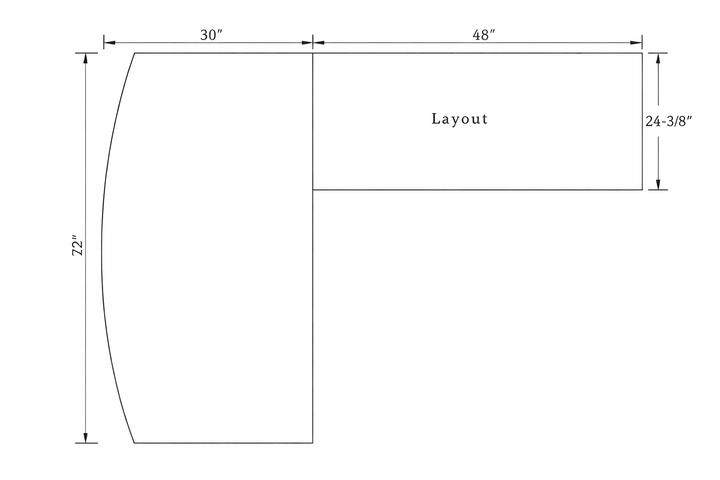Finley L-Corner Desk w/ Lift Return