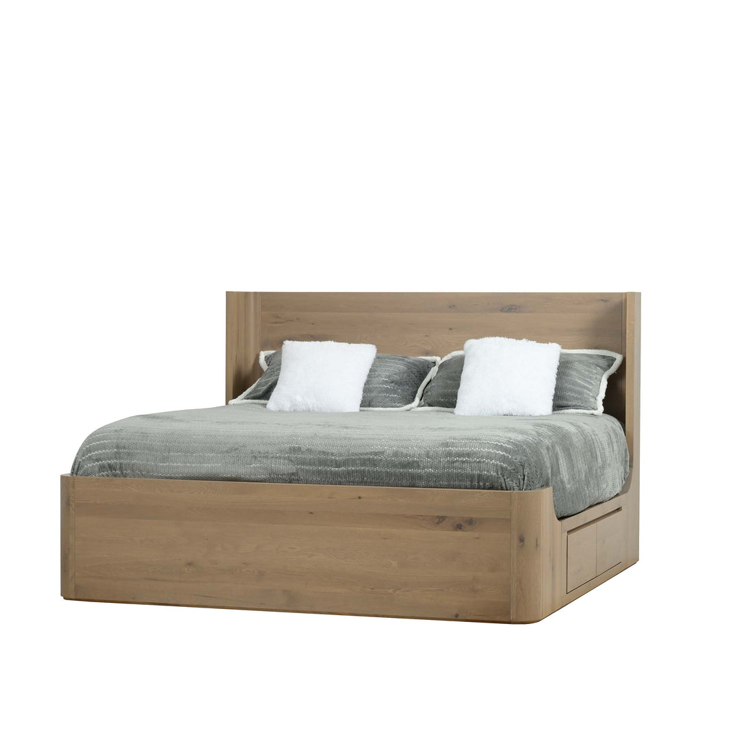 QW Amish Fjord Storage Bed