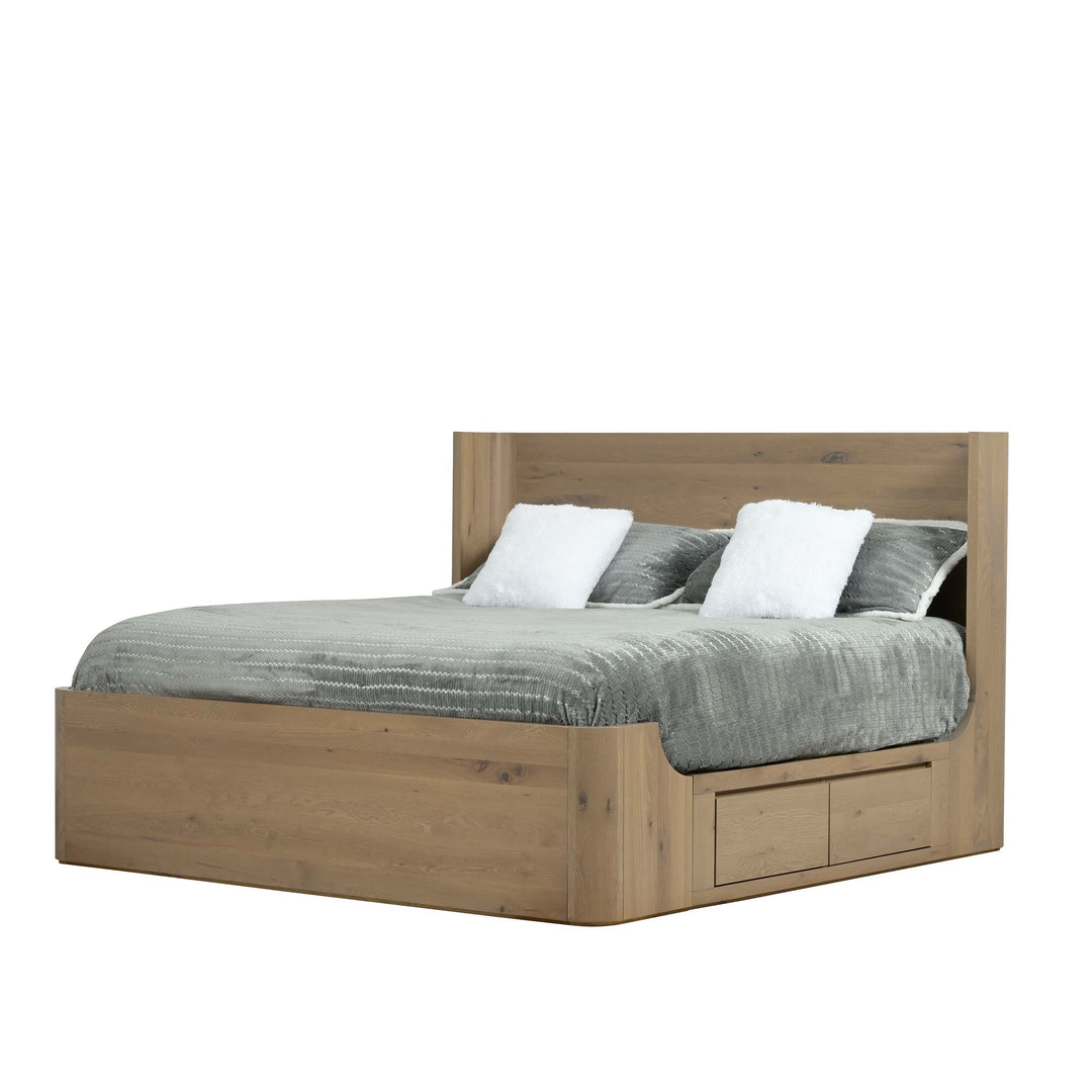 QW Amish Fjord Storage Bed