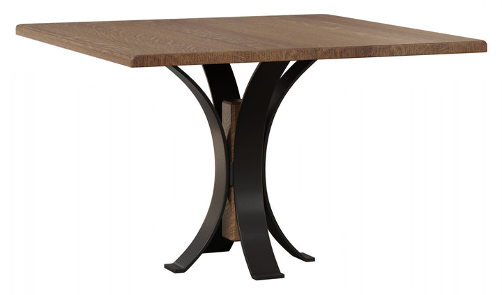 QW Amish Frontier Single Pedestal Table