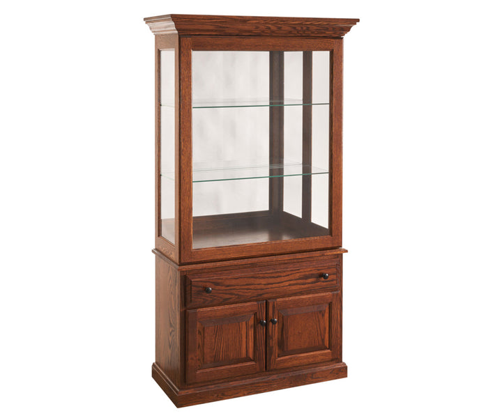 QW Amish Mission Sliding Door Curio