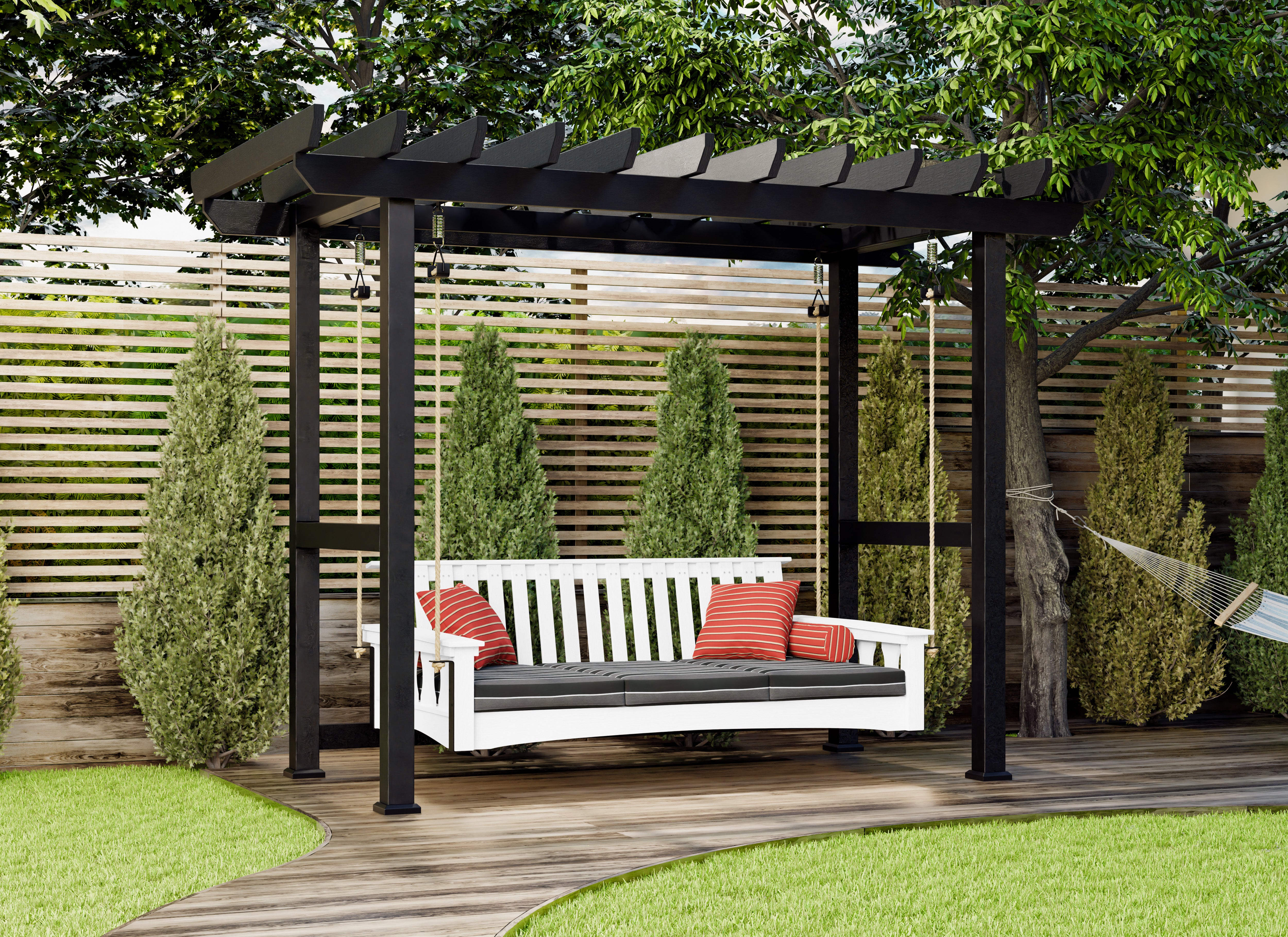 QW Amish Heritage Daybed Swing - Thumbnail 4