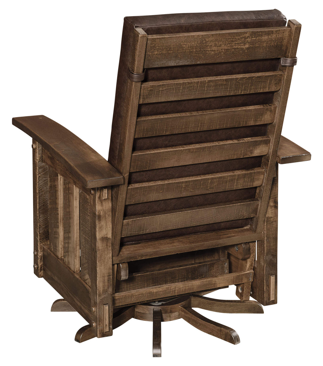 QW Amish Houston Swivel Glider