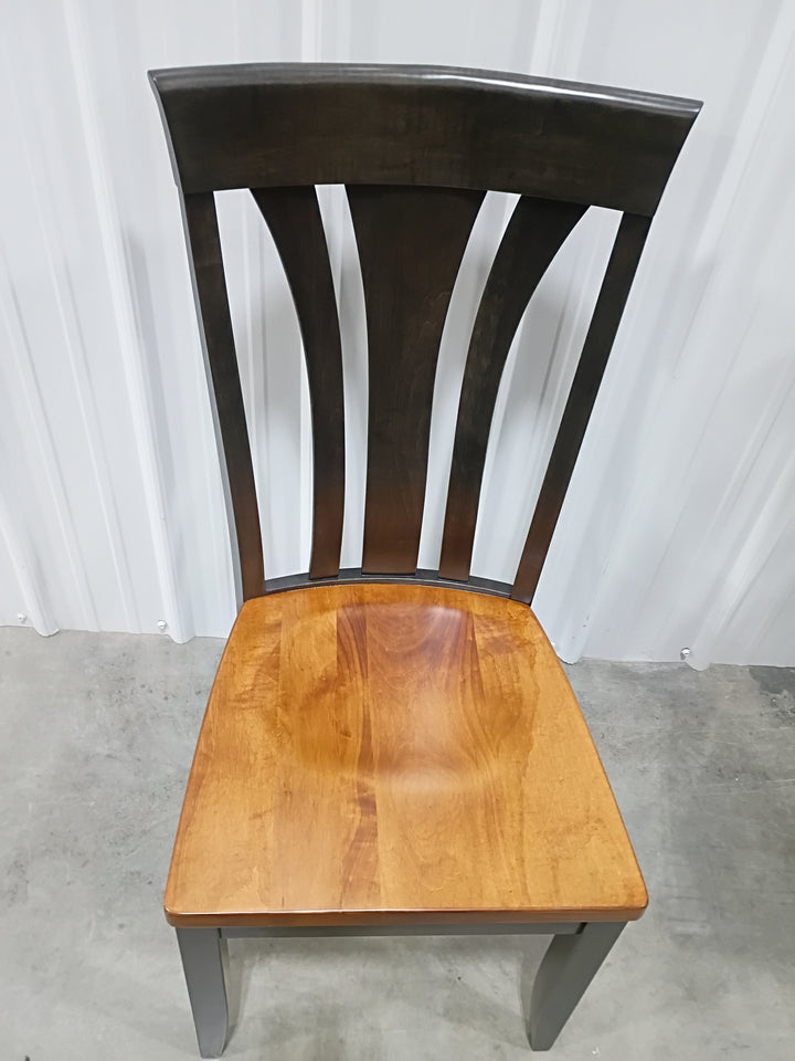 Clearance Dallas Brown Maple Side Chairs (set of 4)