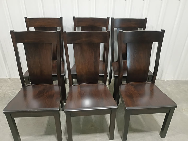 Clearance Jasper Side Chairs in Rustic Hickory (set of 6)