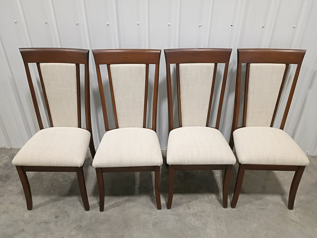 Clearance OW Shaker Chairs in Rustic Cherry with Upholstery (set of 6)