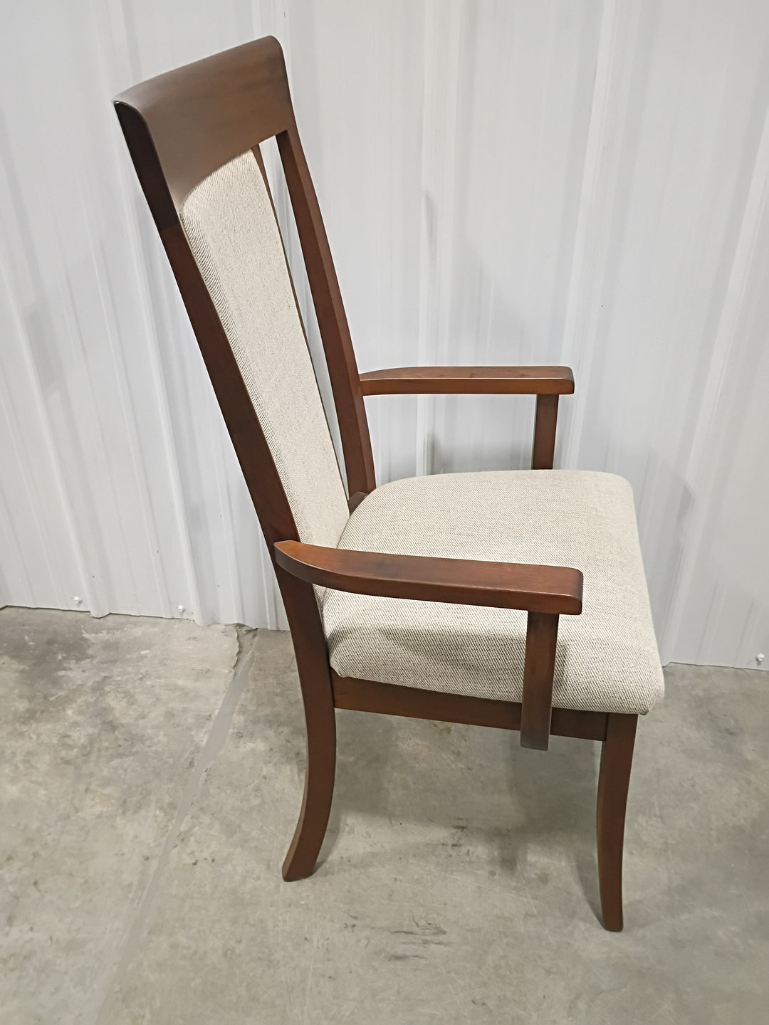 Clearance OW Shaker Chairs in Rustic Cherry with Upholstery (set of 6)