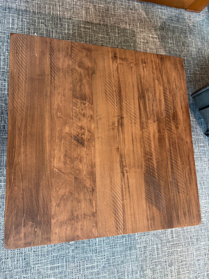 QW Amish Plank Contemporary 36"x36" Coffee Table