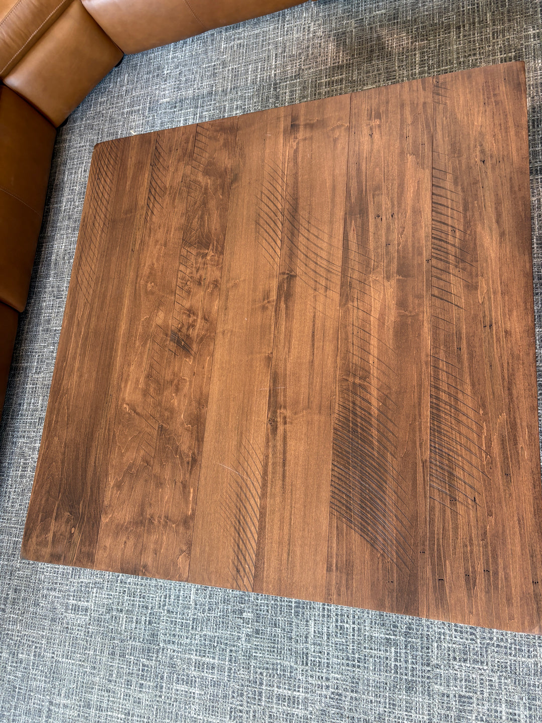 QW Amish Plank Contemporary 3pc Set