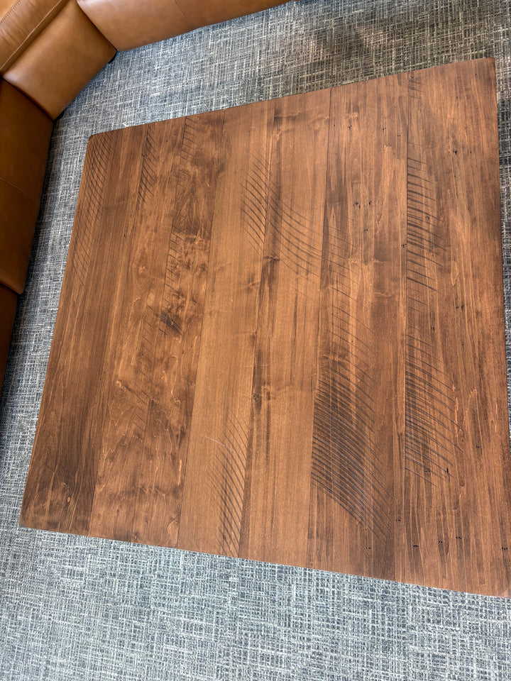 QW Amish Plank Contemporary 3pc Set