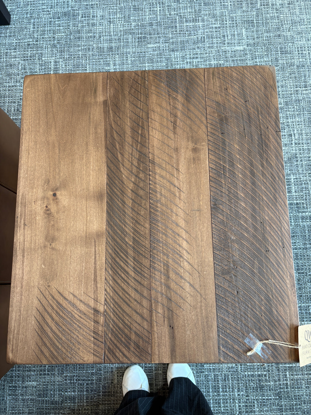 QW Amish Plank Contemporary 3pc Set