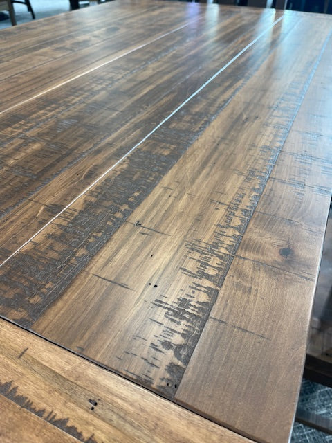 QW Amish 'Saw-Marked' Houston Table