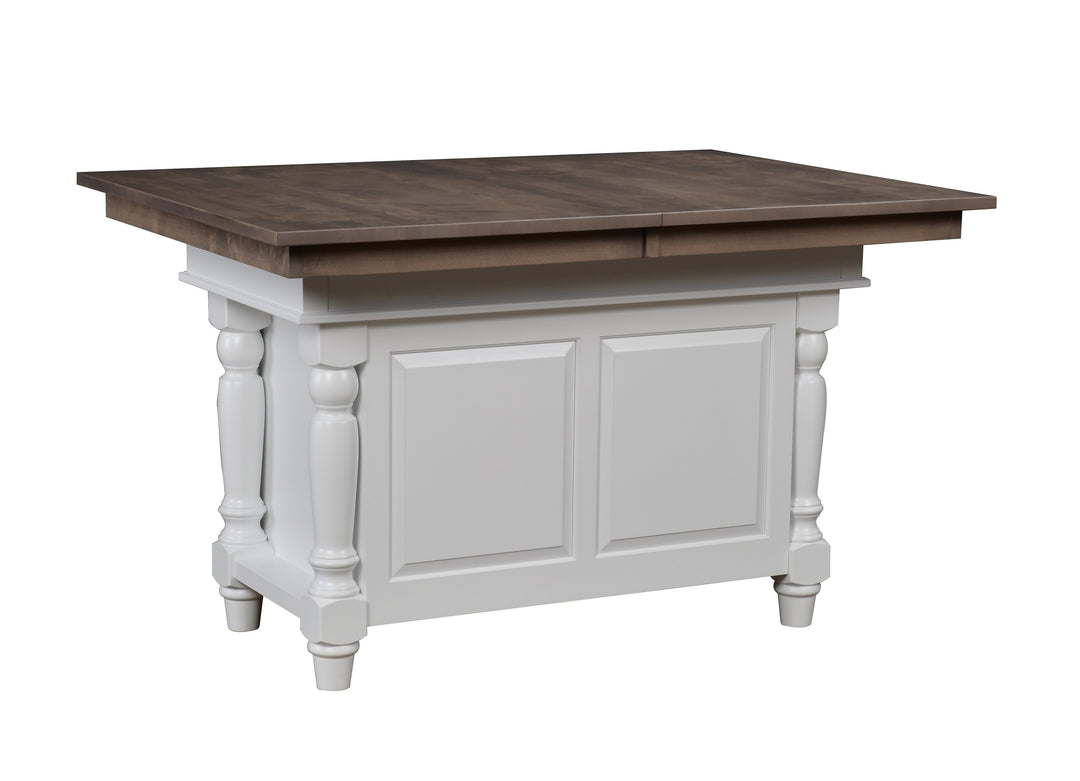 QW Amish Roseburg Island w/ Expandable Top