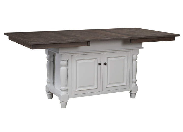 QW Amish Roseburg Island w/ Expandable Top