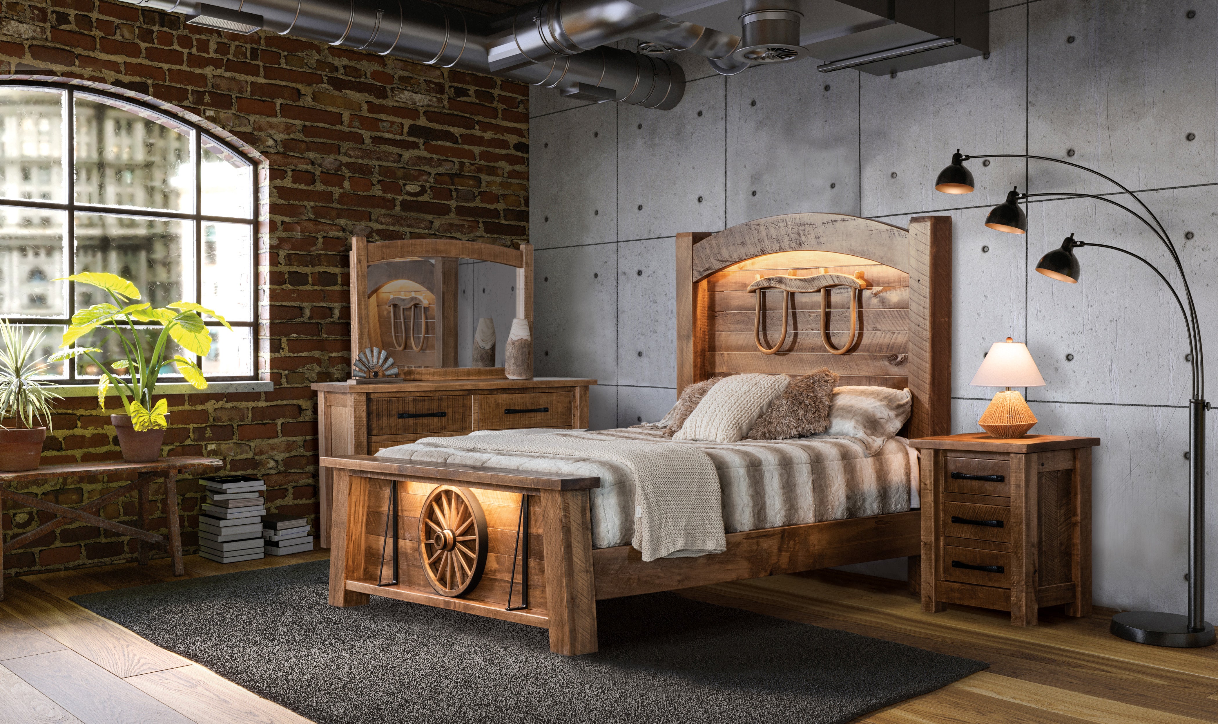 QW Amish Vogen Bed - Thumbnail 3