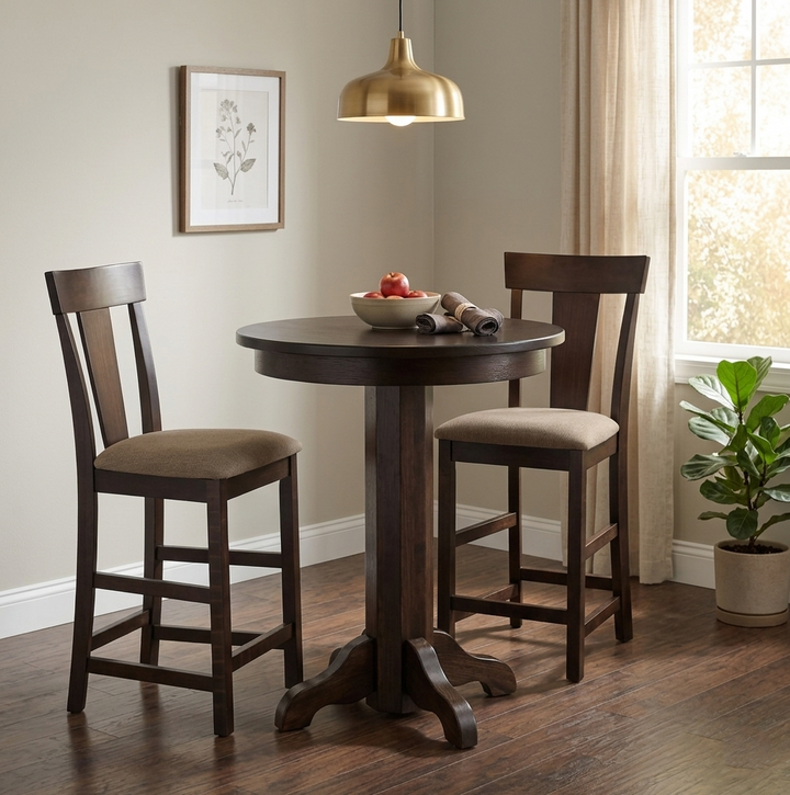 Island Pedestal Pub 3pc Set