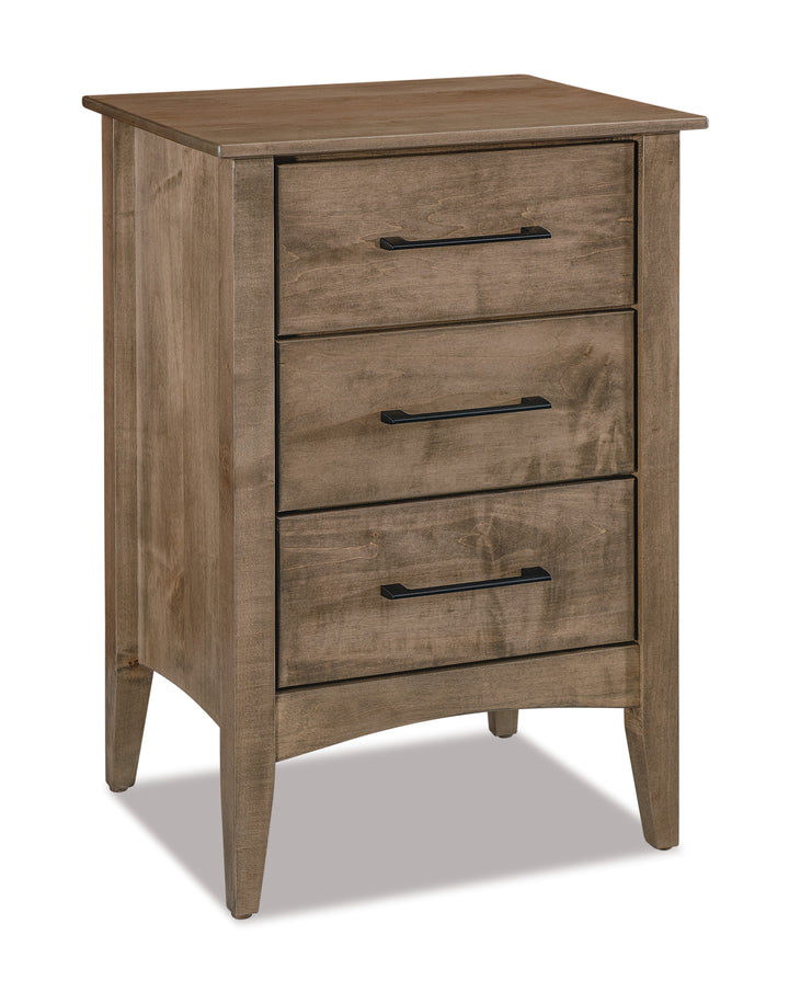 QW Amish Atlantic 3 Drawer Small Nightstand