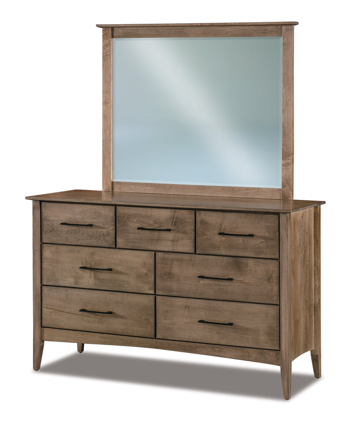 QW Amish Atlantic 7 Drawer Dresser w/ Optional Mirror