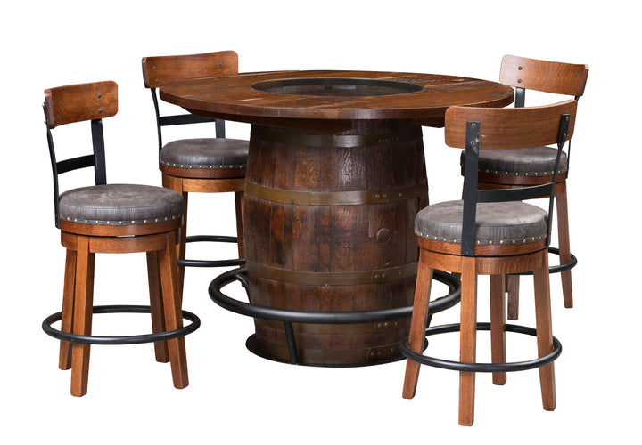 QW Amish Whiskey Barrel Kelso 5pc Set