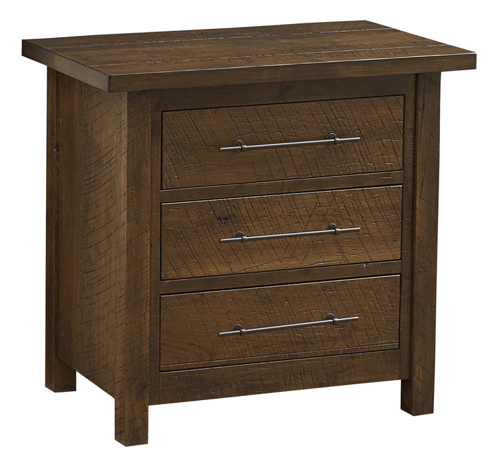 QW Amish Kensington 3 Drawer Nightstand