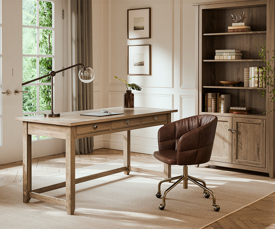 QW Amish Premier 60"H Bookcase w/ 2 Doors