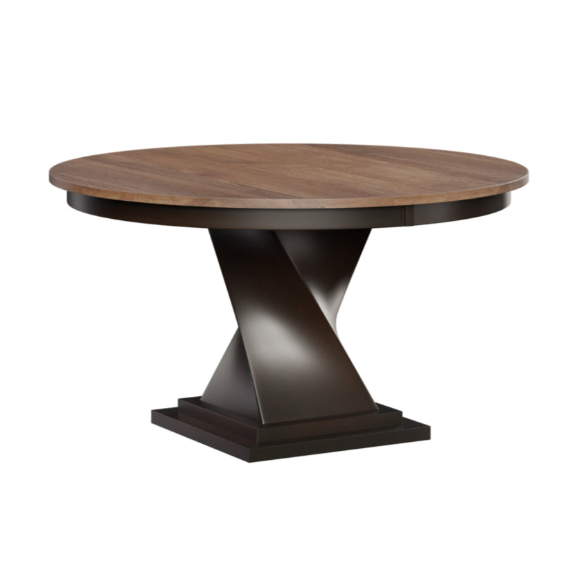 QW Amish Lexington Twist Pedestal Table