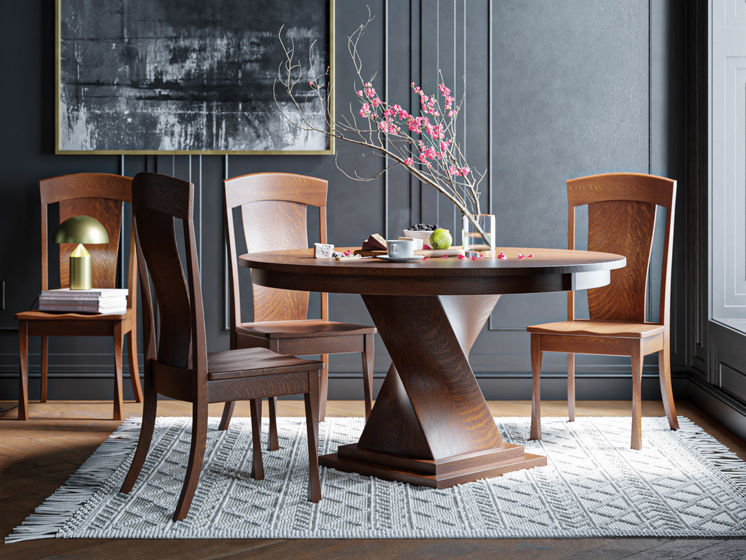 QW Amish Lexington Twist 5pc Dining Set – Quality Woods Furniture