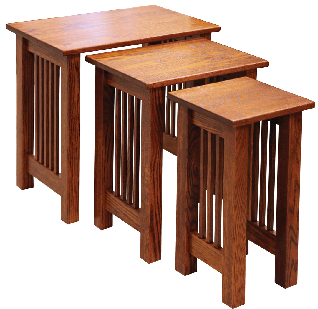 QW Amish Mission Stacking Tables